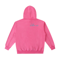 Sudadera con capucha unisex rosa deportiva 'Hleses'