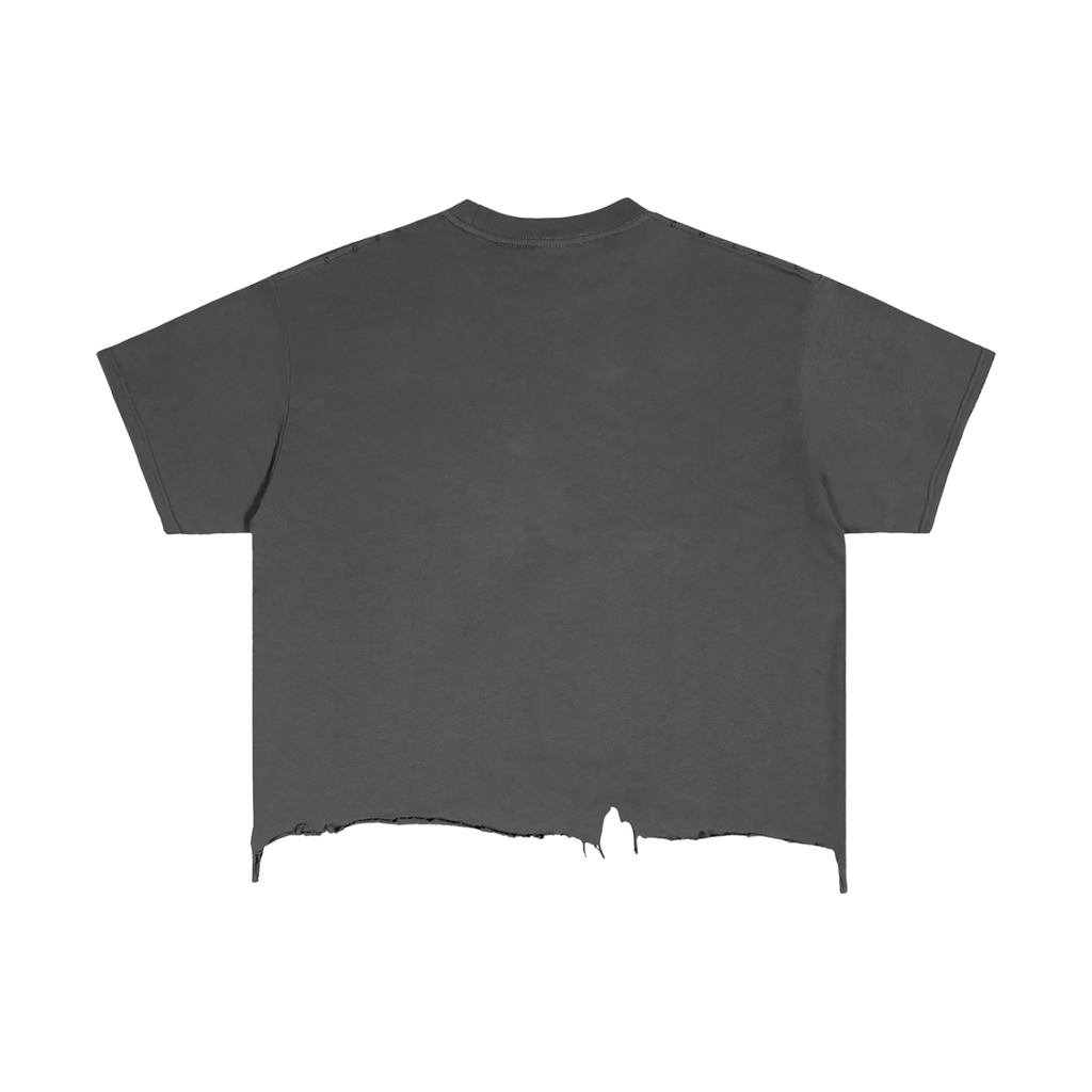 Muse Raw-Hem Tee-Shadow