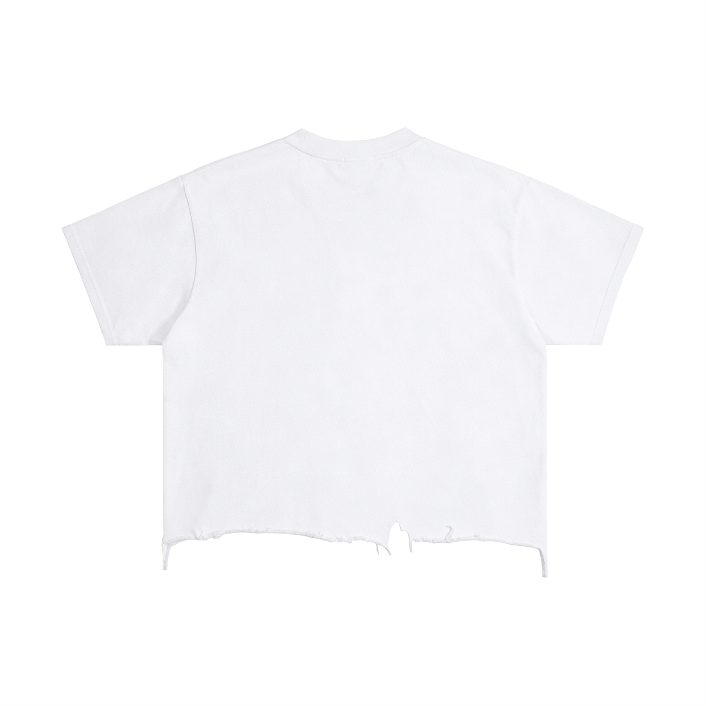 Muse Raw-Hem Tee -Ivory