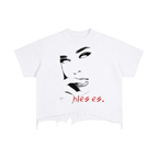 Muse Raw-Hem Tee -Ivory