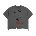 Muse Raw-Hem Tee-Shadow